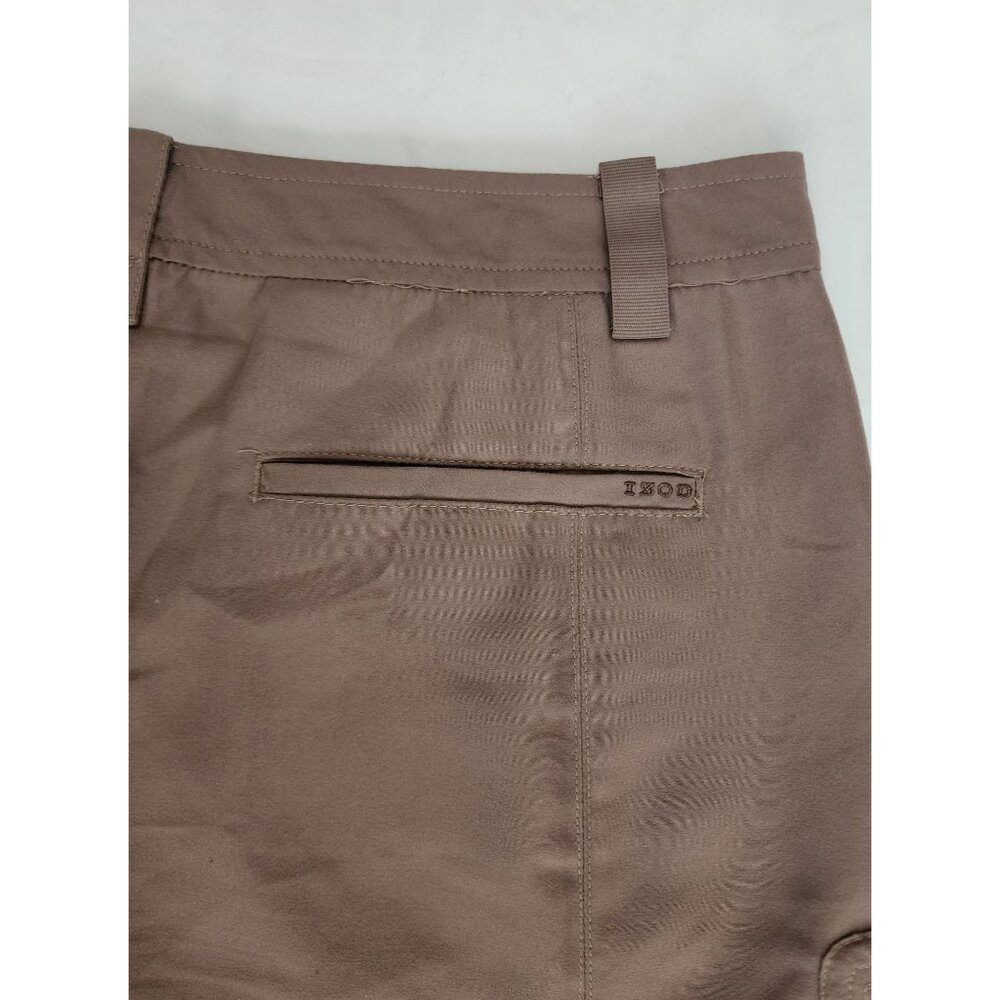 IZOD XFG Women's Athletic Golf Tennis Inner Shorts Cargo Skirt Dark Brown Sz 4 - Picture 6 of 13